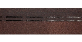 Коньково-карнизная черепица Docke Standard, Коричневый