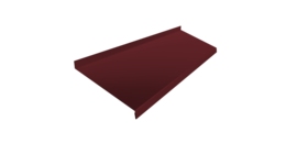 Отлив простой 200 0,45 PE с пленкой RAL 3005 красное вино (2м)