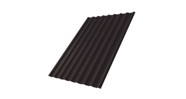 Профнастил С20R 0,5 Satin RAL 9005 черный