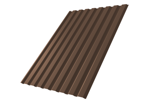 Профнастил С20А 0.5 PurLite Мatt RAL 8017 шоколад