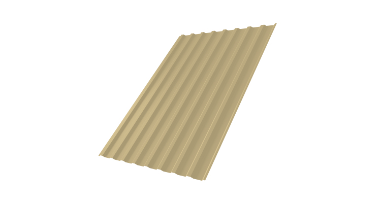 Профнастил С20В 0,4 PE RAL 1014 слоновая кость