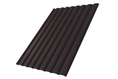 Профнастил С20А 0,5 Satin Мatt RAL 9005 черный