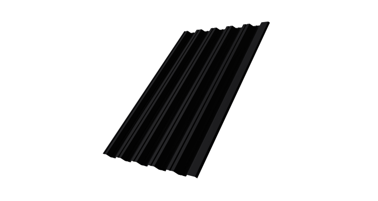 Профнастил HC35R GL 0,5 PurPro Matt 275 RAL 9005 черный