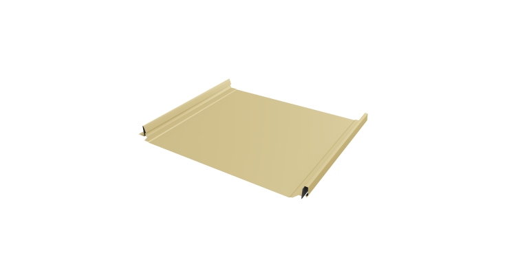 Кликфальц Pro Grand Line 0,5 Satin с пленкой на замках RAL 1015 светлая слоновая кость