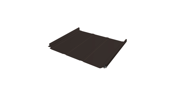 Кликфальц Pro Line Grand Line 0,5 GreenCoat Pural BT с пленкой на замках RR 32 темно-коричневый