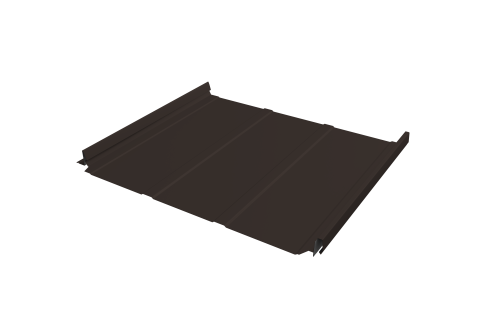 Кликфальц Pro Line Grand Line 0,45 PE с пленкой на замках RR 32 темно-коричневый