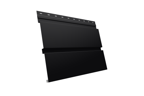 Квадро брус 0.5 Satin с пленкой RAL 9005 черный