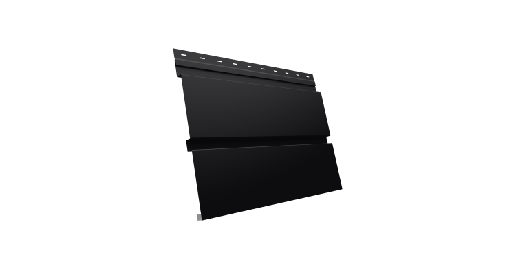 Квадро брус 0.5 Satin Мatt с пленкой RAL 9005 черный