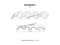 Профнастил Н60 x 845 А ПЭ 01 6005 0,7 мм