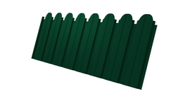 Профнастил С10B фигурный 0.45 PE RAL 6005 зеленый мох