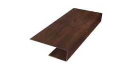 J-Профиль 12мм 0,45 Print-Double Premium Cherry Wood Dark F (2м)