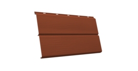 ЭкоБрус 3D 0,345 GL 0.45 Drap TX с пленкой RAL 8004 терракота