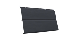 ЭкоБрус 3D 0,345 GL 0.5 Drap с пленкой RAL 7024 мокрый асфальт