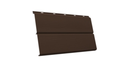 ЭкоБрус 3D 0,345 GL 0.5 Drap TX с пленкой RAL 8017 шоколад