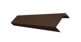 Ламель лицевая 50 забора жалюзи Texas 0.5 PurLite Matt с пленкой RAL 8017 шоколад