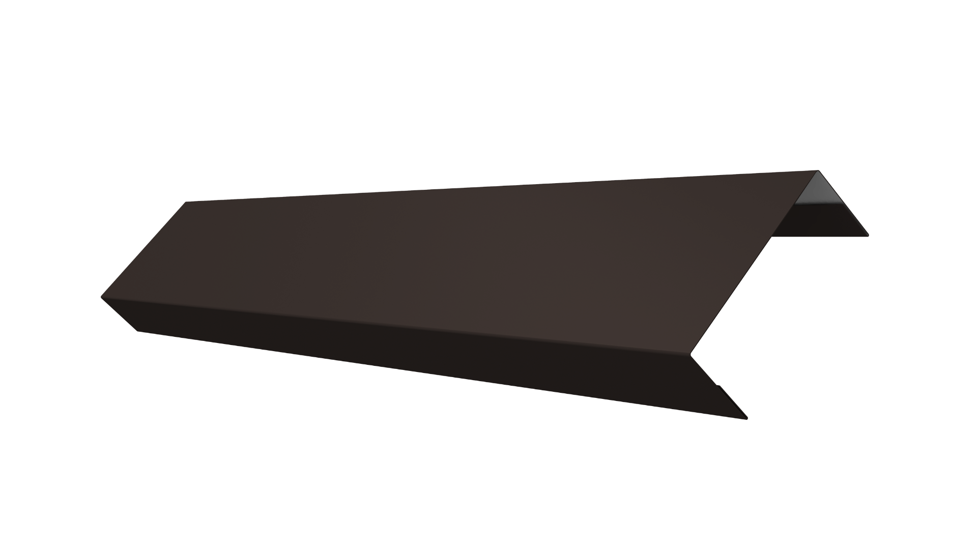 Ламель лицевая 50 забора жалюзи Texas 0.5 PurLite Matt с пленкой RR 32 темно-коричневый