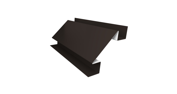 Планка угла внутреннего сложного Экобрус Grand Line 0,45 Drap TX RR 32 темно-коричневый (3м)