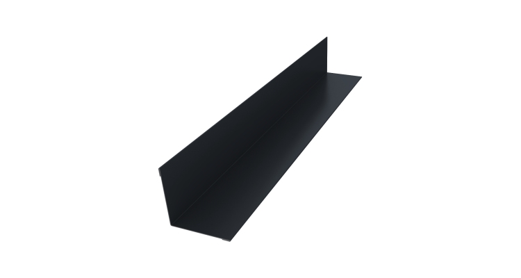 Угол внутренний 50х50 0,45 Drap RAL 7024 мокрый асфальт (2м)