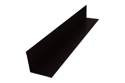 Угол внутренний 50х50 0,5 Drap TX RAL 9005 черный (2м)