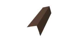 Угол внешний 50x50 0,5 Drap TX RAL 8017 шоколад (3м)