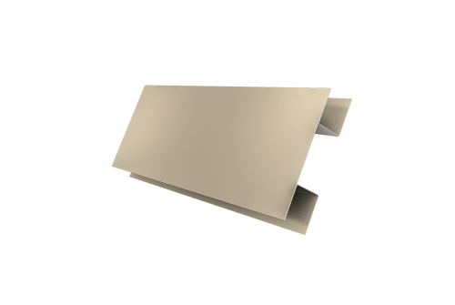 Планка H-образная стыковочная сложная 0,45 Drap TX RAL 1015 светлая слоновая кость (3м)