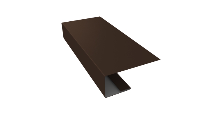 J-Профиль 18мм 0,5 Satin Matt RAL 8017 шоколад (3м)