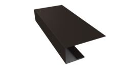 J-Профиль 18мм 0,5 Drap RR 32 темно-коричневый (2м)