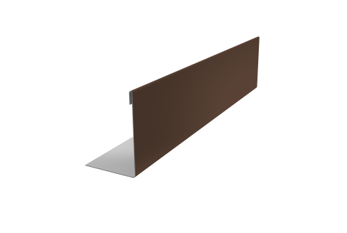 Нащельник 125 Texas 25х35 0,45 Drap TX RAL 8017 шоколад (L1,5)