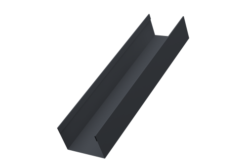 Стойка жалюзи Milan,Tokyo 0,45 Drap-double TX RAL 7024 мокрый асфальт (2м)