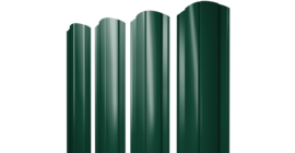 Штакетник Круглый фигурный 0.4 PE RAL 6005 зеленый мох